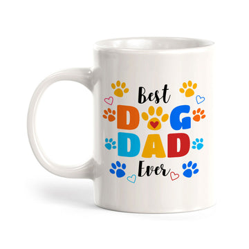 Best Dog Dad Ever 11oz Plastic or Ceramic Coffee Mug | Homely Coffee Cups