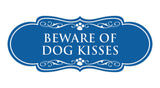 Designer Paws, Beware of Dog Kisses Wall or Door Sign