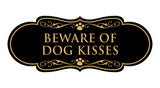 Designer Paws, Beware of Dog Kisses Wall or Door Sign