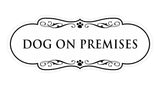 Designer Paws, Dog On Premises Wall or Door Sign