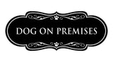 Designer Paws, Dog On Premises Wall or Door Sign