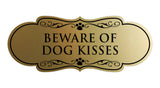 Designer Paws, Beware of Dog Kisses Wall or Door Sign