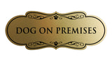 Designer Paws, Dog On Premises Wall or Door Sign