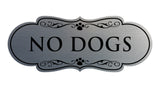 Designer Paws, No Dogs Wall or Door Sign