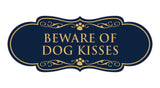 Designer Paws, Beware of Dog Kisses Wall or Door Sign