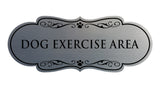 Designer Paws, Dog Exercise Area Wall or Door Sign