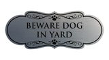 Designer Paws, Beware Dog in Yard Wall or Door Sign