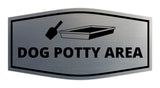 Motto Lita Fancy Paws, Dog Potty Area Wall or Door Sign