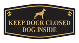 Motto Lita Fancy Paws, Keep Door Closed Dog Inside Sign Wall or Door Sign