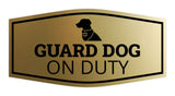 Motto Lita Fancy Paws, Guard Dog On Duty Wall or Door Sign