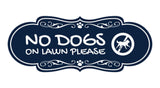 Motto Lita Designer Paws, No Dogs On Lawn Please Wall or Door Sign