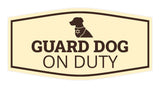 Motto Lita Fancy Paws, Guard Dog On Duty Wall or Door Sign