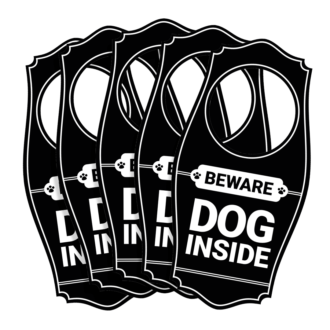 Motto Lita Beware Dog Inside Door Hanger