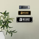 Motto Lita Standard Paws, No Dogs On the Couch Please Wall or Door Sign