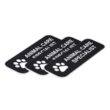Animal Care Specialist 1 x 3" Name Tag/Badge, (3 Pack)