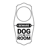 Motto Lita Beware Dog in Room Door Hanger