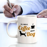 All I Need Is Coffee And My Dog 11oz Plastic or Ceramic Mug | Homely Coffee Cups