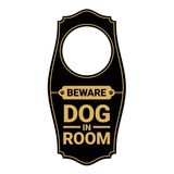 Motto Lita Beware Dog in Room Door Hanger