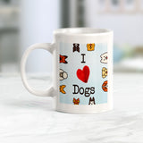 I Love Dogs Coffee Mug