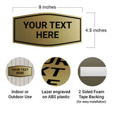 Fancy Custom Personalizable Wall or Door Sign | Your Custom Message | Enter Your Text | Easy to Install