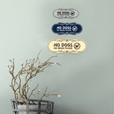 Motto Lita Designer Paws, No Dogs On Grass Please Wall or Door Sign