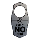 Motto Lita Sorry No Pets Door Hanger