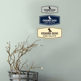 Motto Lita Fancy Paws, Guard Dog On Duty Wall or Door Sign