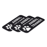 Animal Trainer 1 x 3" Name Tag/Badge, (3 Pack)