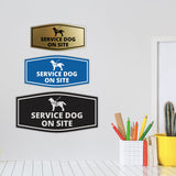 Motto Lita Fancy Paws, Service Dog On Site Sign Wall or Door Sign