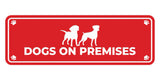 Motto Lita Standard Paws, Dogs on Premise Wall or Door Sign