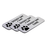 Doggy Day Care 1 x 3" Name Tag/Badge, (3 Pack)