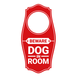 Motto Lita Beware Dog in Room Door Hanger