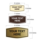 Fancy Custom Personalizable Wall or Door Sign | Your Custom Message | Enter Your Text | Easy to Install