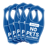 Motto Lita Apologies No Pets Allowed Door Hanger