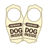 Motto Lita Beware Dog Inside Door Hanger