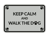 Classic Framed Paws, Keep Calm and Walk the Dog Wall or Door Sign