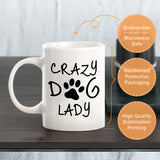 Crazy Dog Lady 11oz Plastic or Ceramic Coffee Mug | Homely Coffee Cups