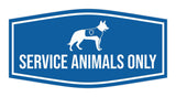 Motto Lita Fancy Service Animals Only Warning Wall or Door Sign