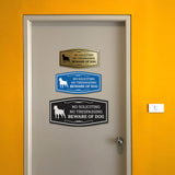 Motto Lita Fancy Paws, No Soliciting No Trespassing Beware of Dog Wall or Door Sign