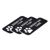 Doggy Day Care 1 x 3" Name Tag/Badge, (3 Pack)