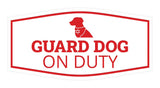 Motto Lita Fancy Paws, Guard Dog On Duty Wall or Door Sign