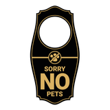 Motto Lita Sorry No Pets Door Hanger