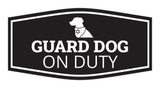 Motto Lita Fancy Paws, Guard Dog On Duty Wall or Door Sign