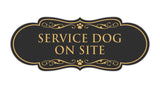 Designer Paws, Service Dog On Site Wall or Door Sign