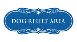 Designer Paws, Dog Relief Area Wall or Door Sign