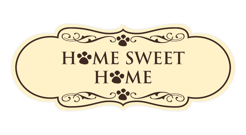 Designer Paws, Home Sweet Home Wall or Door Sign