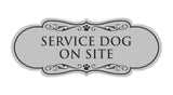 Designer Paws, Service Dog On Site Wall or Door Sign