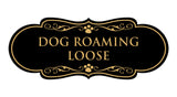 Designer Paws, Dog Roaming Loose Wall or Door Sign