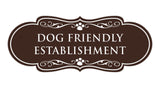 Designer Paws, Dog Friendly Establishment Wall or Door Sign