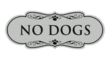 Designer Paws, No Dogs Wall or Door Sign